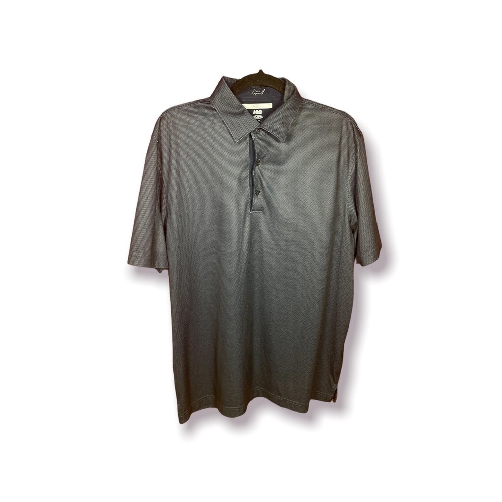 Greg Norman Golf Polo Shirt ML 75‎ Play Dry Technology Active Wear Large